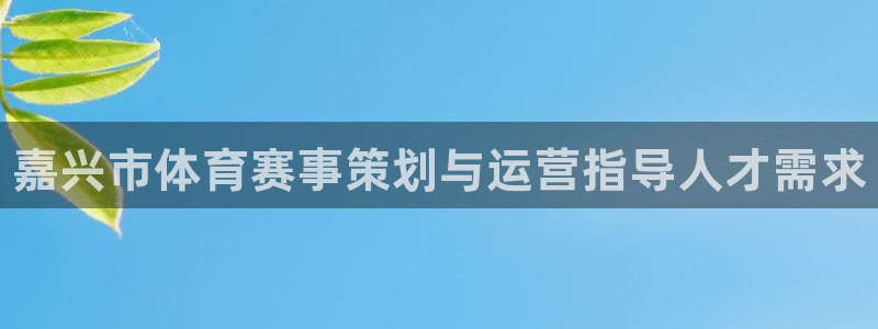 77体育：嘉兴市体育赛事策划与运营指导人才需求