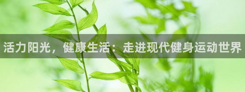 77体育app下载官网：活力阳光，健康生活：走进现代健身运动世界