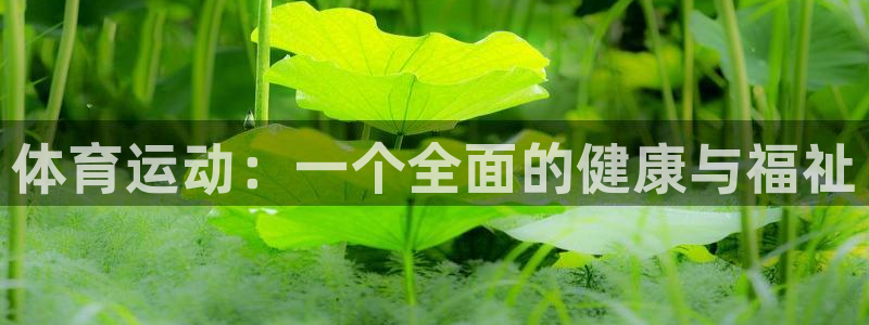 77体育app下载官网：体育运动：一个全面的健康与福祉